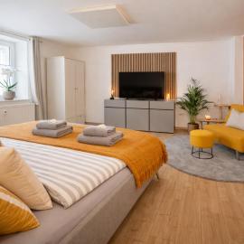 Appartment mit Garten im Beachhouse am Goitzschesee - strandnah & gemütlich