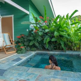 Namaitamí Casa Hermosa con AC y piscina a Solo 650 Metros del Parque Nacional Cahuita