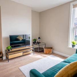 Bright & Stylish 1BR Flat near Preston City Centre