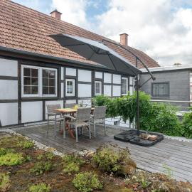 Ferienwohnung mit Terrasse, viešbutis mieste Gumperda