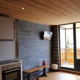 Résidence Roche Blanche - Val Thorens location: Beau studio cabine rénové MAE-9086