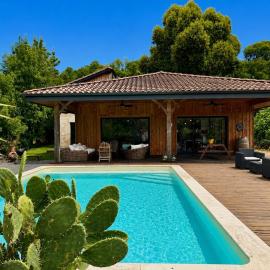 Villa piscine 8 pers jardin 4500m2 Bordeaux