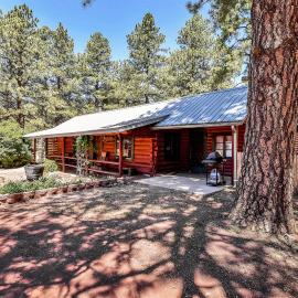 Rustic Star Authentic Log Cabin in the Woods Near the Grand Canyon Flagstaff Williams, hotel en Parks