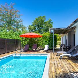 Lagon I Villa piscine chauffée & clim dans le Lot