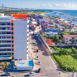 Apt linda vista mar e vizinho piscinas naturais: Natal'da bir otel