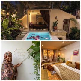 Hayam villas Private Pool 1 min Beach