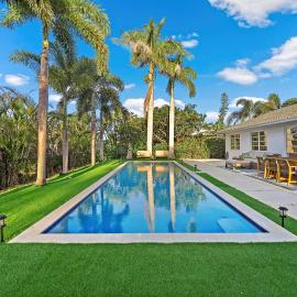 Pet-friendly inland home with resort style yard/pool