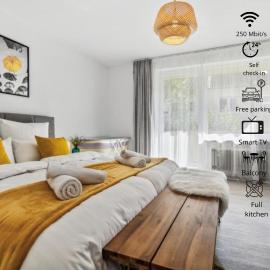 Gelbe Koffer - Komfort Apartment in Homburg mit 3 separaten Schlafzimmern - 1 km zur Uniklinik - bis 6 Pers