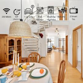 Gelbe Koffer - Vintage Maisonette in Neunkirchen - 2 separate Schlafzimmer - bis 4 Pers