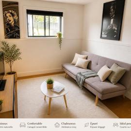 Cosy logement pour séjour confortable