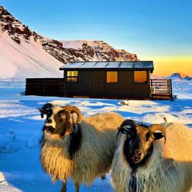 Aurora Cabin and Private Jacuzzi, hótel á Hvolsvelli