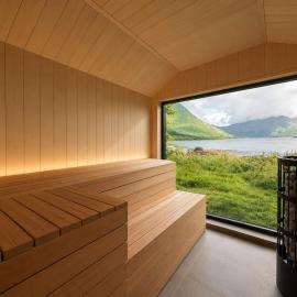 Vestpollen에 위치한 호텔 Wellness cabin - Beach, Sauna, Jacuzzi