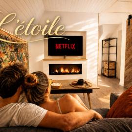 MRODBNB - Appart Neuf - Vue Mer - 25m Plage & Resto - Ciné - cheminée - Popcorn