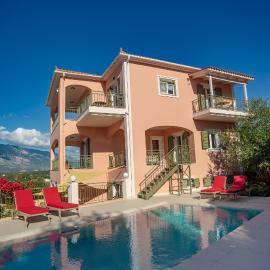 Villa Eleftheria, Lakithra - Spacious luxury villa with pool and stunning views