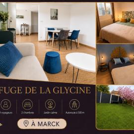Refuge de la Glycine - 2 chambres - literie premium, Hotel in Marck