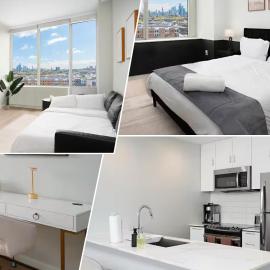 Exclusive 1BR Apt with NYC View, hotel en Hoboken