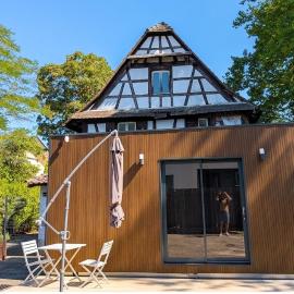 Studio indépendant avec jardin, clim et garage