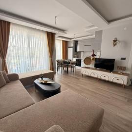 Alanya Okurcalar 126 m Havuzlu İki Yatak Odalı Dubleks