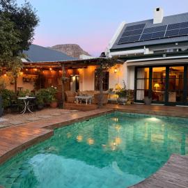 Garden oasis in the village