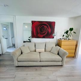3 bed garden house direct connection to airport n train station