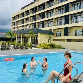 Vangvieng THAVIKUN HOTEL, hotel a Vang Vieng