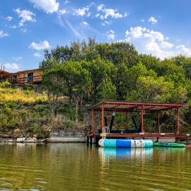 Lake Granbury Waterfront Dock Sunset Views