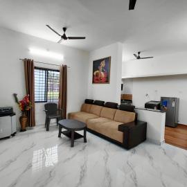 AGM Spacious Private AC 1BHK with Hall, Kitchen & Bath