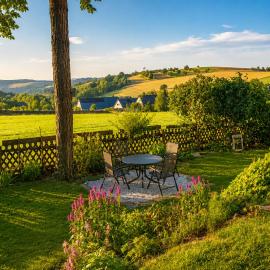Ferienhaus VILLA ZAUBERBLICK am Rennsteig Frankenwald FREISTEHEND naturnah HUNDEFREUNDLICH eingezäunt