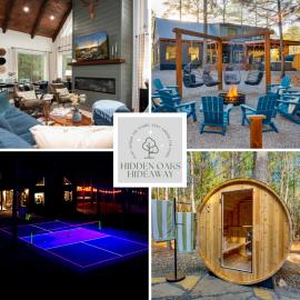 Luxury Retreat, Glow Pickleball, Outdoor Cinema, Sauna, Game Room & Pets, Sleeps 15, hotel u gradu Broken Bou