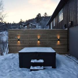 Stort hus med jaquzzi