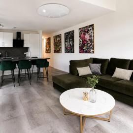 Duplex Balcony Apartment 2 bedrooms Near Layen Castle