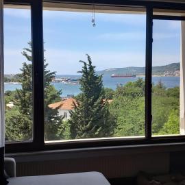 House with Bosphorus view, elevator, air conditioning and parking