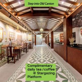 Stargazing Platform Inn - Heart of Old Canton, hotell i Guangzhou