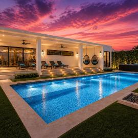 Cabo Ocean View Villa - 4BR - 50ft Pool - Hot Tub - Gym