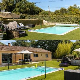 Villa avec piscine et jardin clos à Lorgues, 4 chambres, 2 salles de bain