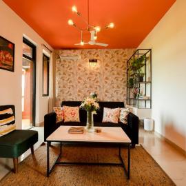 The Orange Lair Serene 1bhk Peaceful farm view flat on 1st floor in Varca