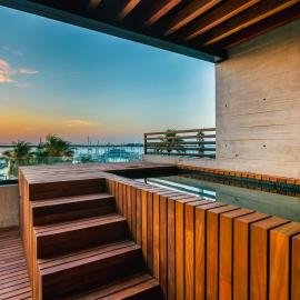 La Paz Penthouse with Plunge Pool & Marina Views