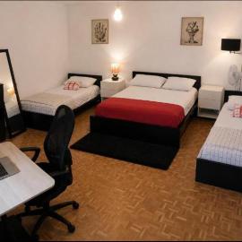 Central Geneva Rooms 2- 3 guests