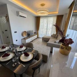 Alanya Okurcalar 126 m Havuzlu Bir Yatak Odalı Daire