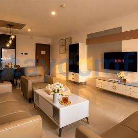 Aston Residence 0701 - 3BR City & Sea View with Balcony by istaycomfy