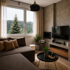 Stylový apartmán přímo u lanovky, vlastní garážové stání