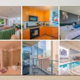 Tranquil 1BR with Parking Gym Pool