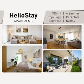 Luxuriöses 4-Zimmer-Apt im Boho-Stil I Top-Lage I Familienfreundlich I Terrasse I Großer Garten I Küche I Netflix I Kostenloser Parkplatz I 105 m2