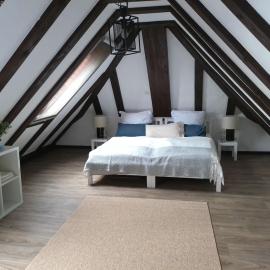 Charming guest house half-timbered, fireplace, plenty of space