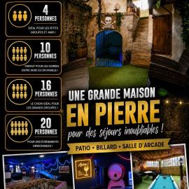 Maison de ville au cœur d'un village de caractère dans le jura