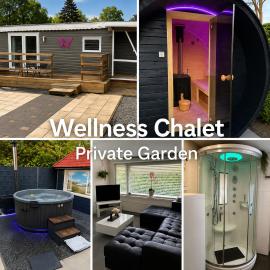 Wellness chalet Putten Hottub & Sauna in het bos