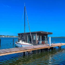 Hausboot mit Panoramablick, hotel Schleswigben