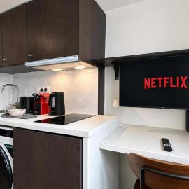 Le Marais Studio Apartment Near Place des Vosges, hotell i Paris
