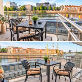 Weser-Panorama Apartment - Zentral und am Wasser