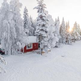Villa Jokiranta Northern light Riverside